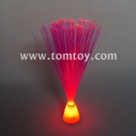 red fiber optic centerpiece lamp tm083-052-rd   